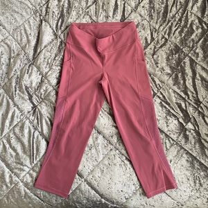 Lululemon Pink Cropped Wunder Under